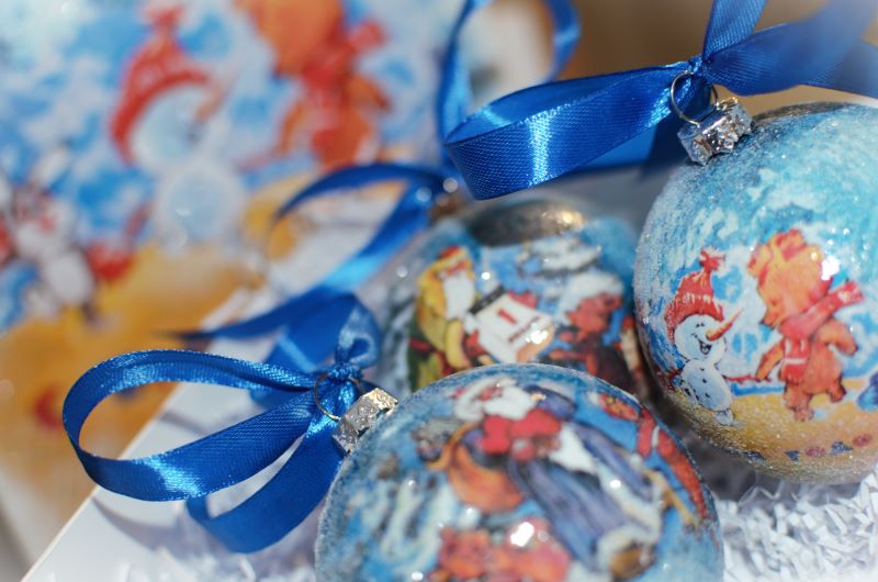 елочные шары ручной работы